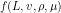 f(L, v, \rho, \mu)