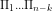 \Pi_1...\Pi_{n-k}