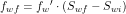 \[ f_{wf} = {f_w}' \cdot (S_{wf}-S_{wi}) \]