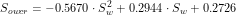 \[S_{owcr}=-0.5670\cdot S_w^2+0.2944\cdot S_w+0.2726\]