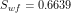 \[ S_{wf}=0.6639 \]